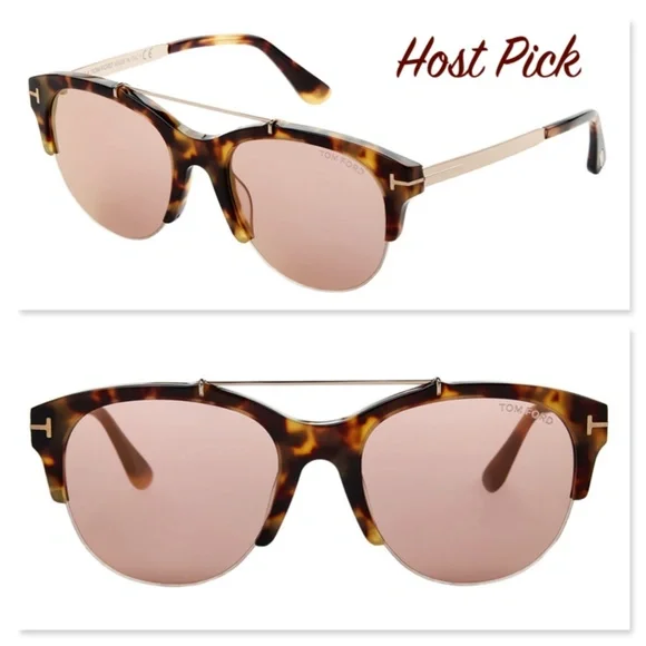 New TOM FORD Adrenne Rounded Sunglasses - Picture 9 of 16